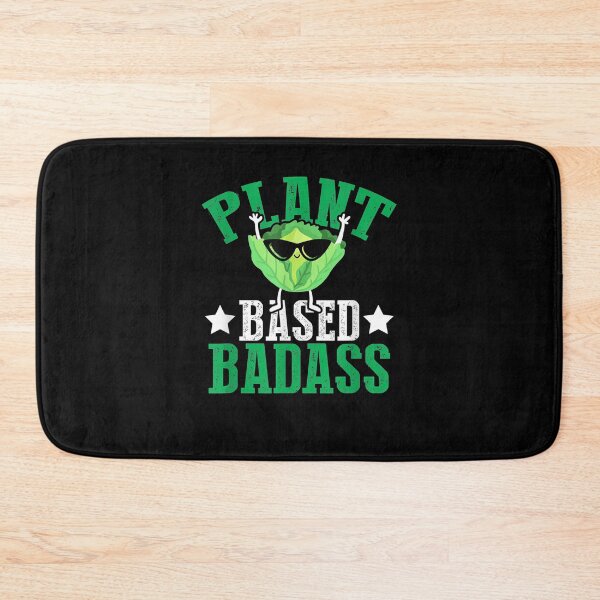 Item preview, Plant Based Badass Vegan Vegetarian Funny Gift  designed and sold by dominique235.