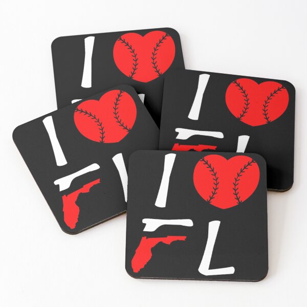 Aperçu de l'œuvre J'aime le baseball en Floride créée et vendue par gravefilled.