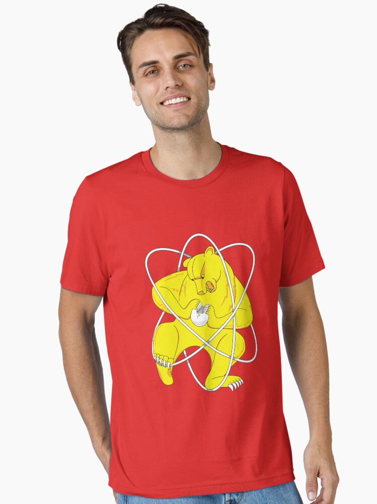 Zheleznogorsk Bear Splitting Atom T-Shirt | Russian Flag Zheleznogorsk Bear Splitting Atom T-Shirt | Russian Flag