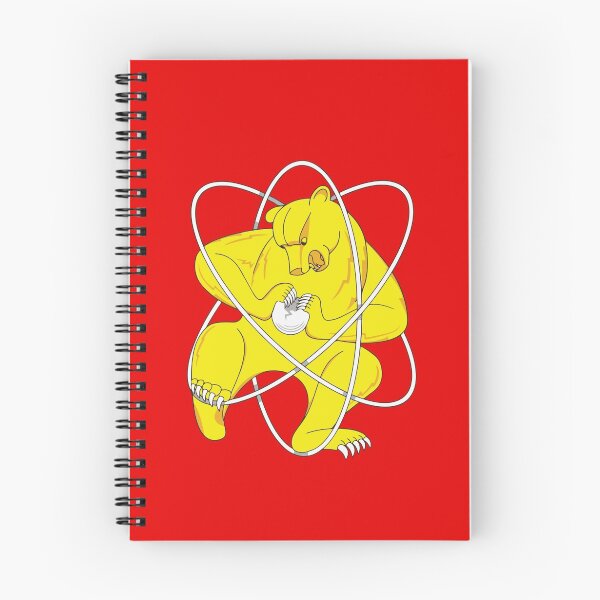 Item preview, Bear Splitting Atom Zheleznogorsk Flag designed and sold by Yipptee Shirts.