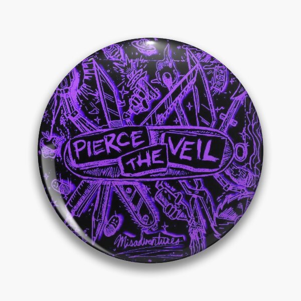 Item preview, Pierce the Veil - Misadventures (Purple Inverted) designed and sold by petghost000.