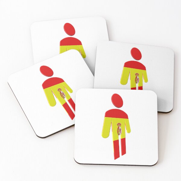 Item preview, Copy of Spanish Flag Figure 3D On White designed and sold by Boakes-Digital.