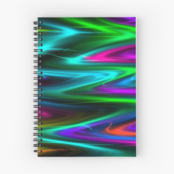 Item preview, Neon Abstract Colorful Waves Digital Art designed and sold by EclecticPaintin.