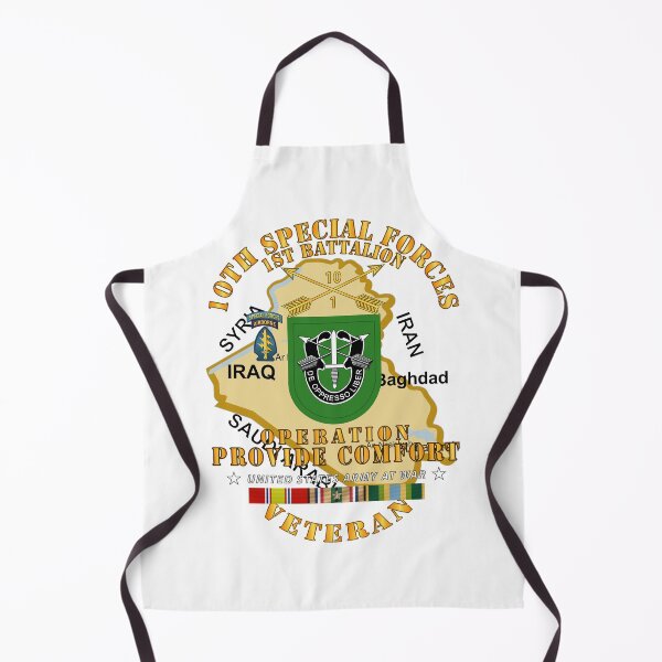 Item preview, Army - Operation Provide Comfort - 1st Bn 10th SFG w COMFORT SVC designed and sold by Military Insignia Products.