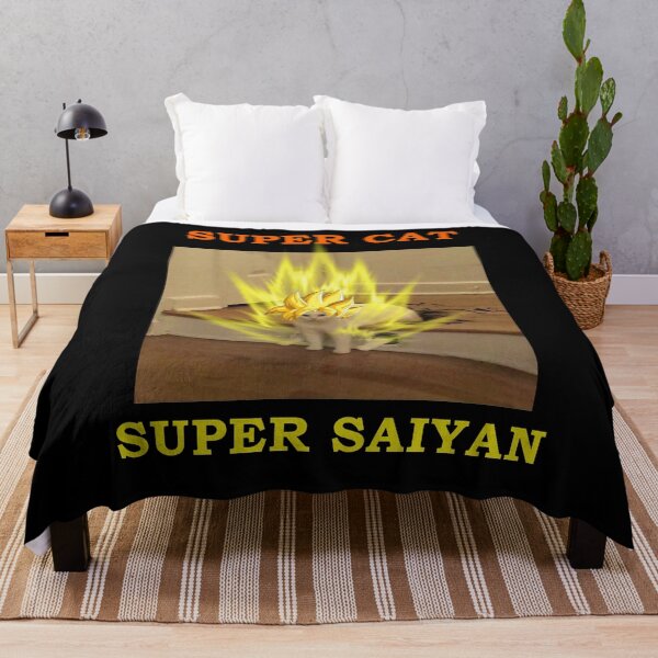 Aperçu de l'œuvre Cat Power Super Saiyan créée et vendue par DivineLiveShop.