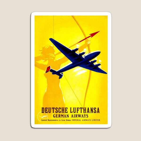 Artikel-Vorschau von DEUTSCHE LUFTHANSA; Deutsch Airway Werbung drucken, designt und verkauft von posterbobs.