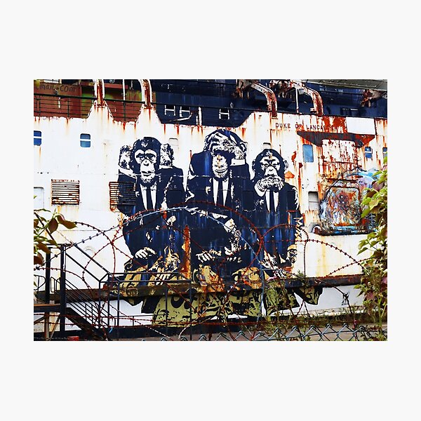 See, Hear, Speak no Evil Photographic Print
