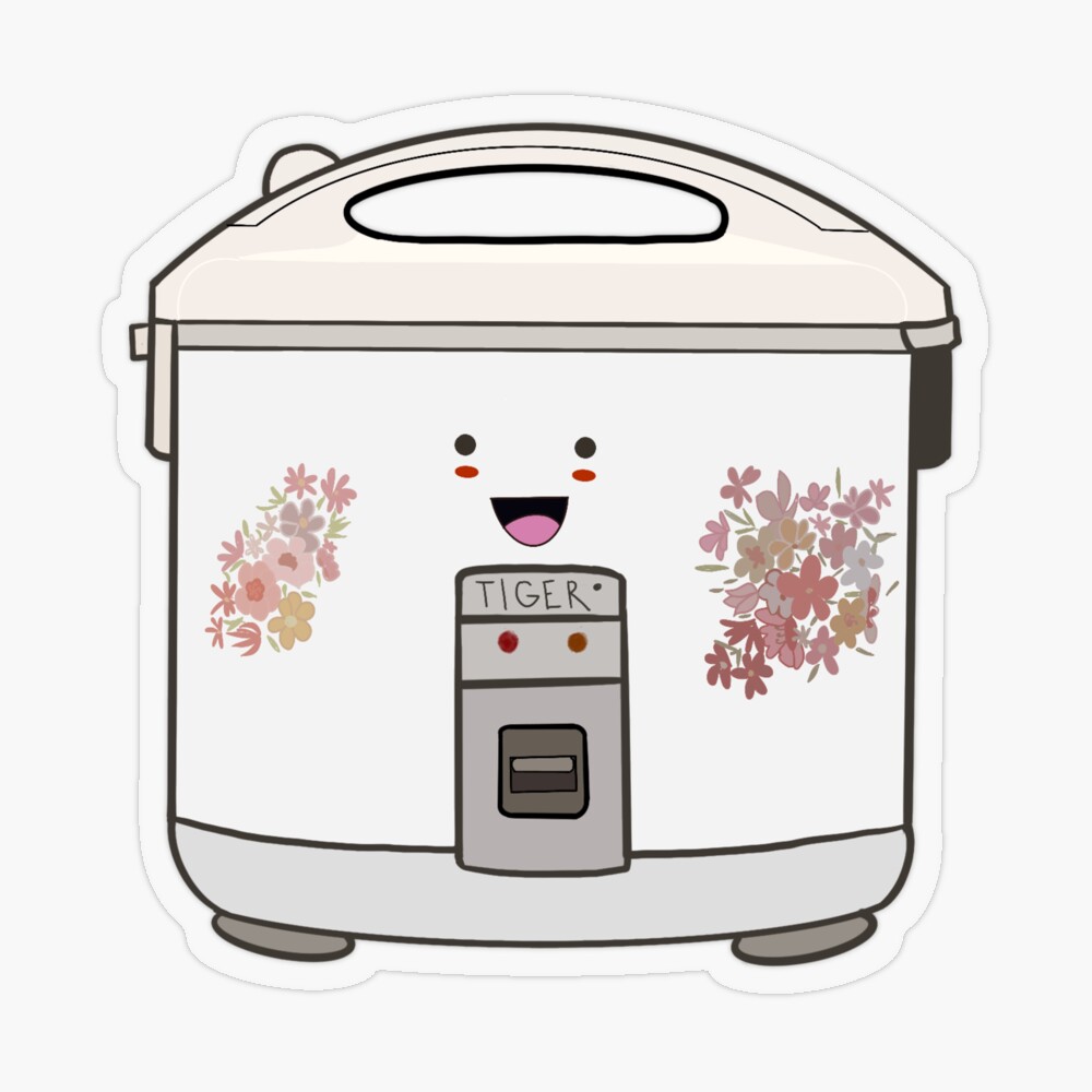 Classic Asian Rice Cooker Art Board Print for Sale by tiff42