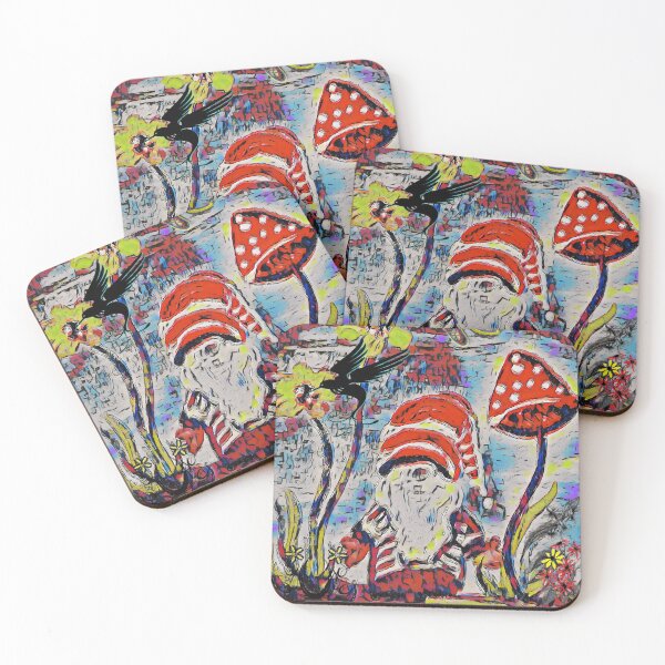 Item preview, Gnome and Flowers designed and sold by EloiseArt.