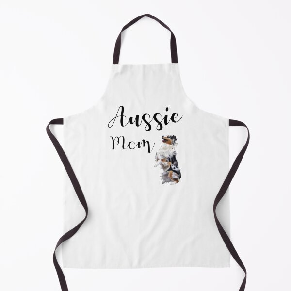 Item preview, Aussie Mom With A Cute Australian Shepherd Drawing | Dog Mom Gift designed and sold by ElysianCreation.
