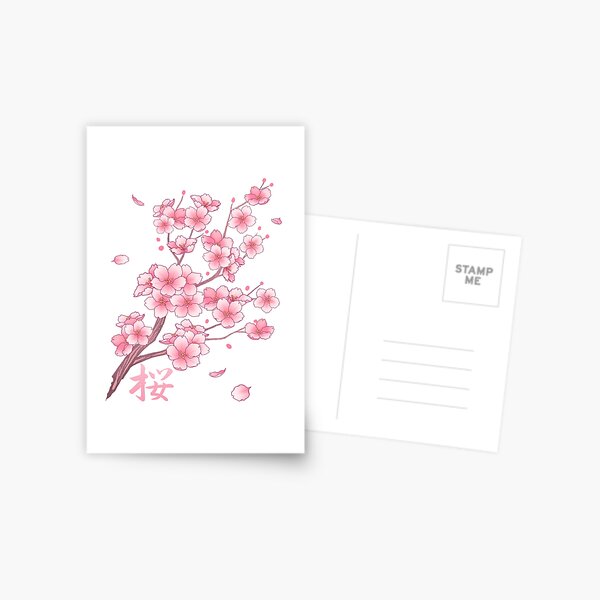 Item preview, Falling Sakura Cherry Blossom designed and sold by arterialmotive.