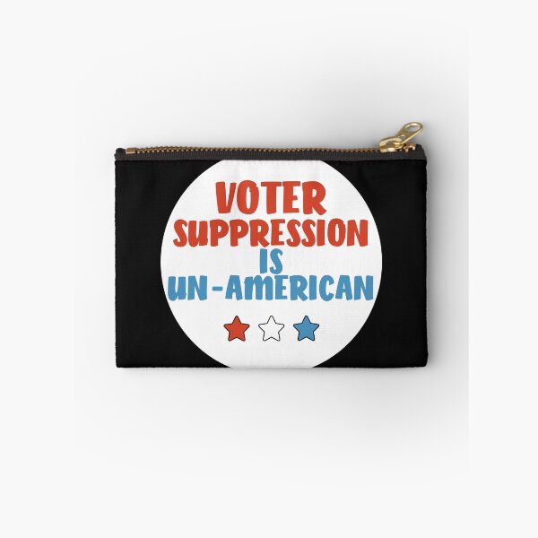 Item preview, Voter Suppression Is Un-American - White Circle designed and sold by Chubuter.