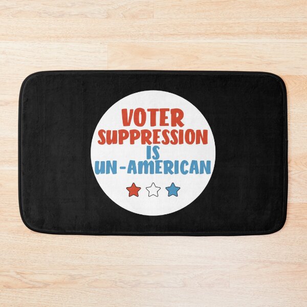 Item preview, Voter Suppression Is Un-American - White Circle designed and sold by Chubuter.