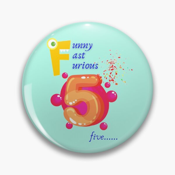 Item preview, Funny, fast and furious FIVE designed and sold by BiSuSri.