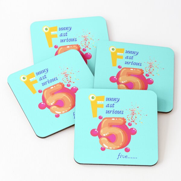 Item preview, Funny, fast and furious FIVE designed and sold by BiSuSri.
