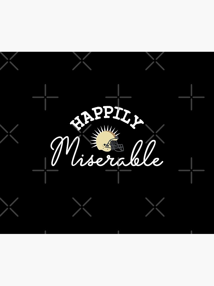 Disover Happily Miserable Duvet Cover