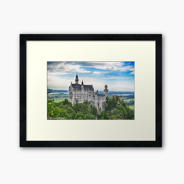 Neuschwanstein Castle Bavaria Framed Art Print