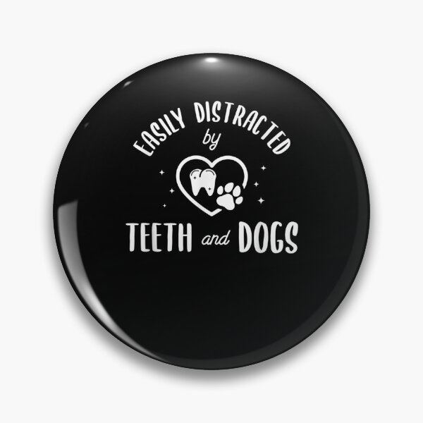 Item preview, Easily Distracted By Th And Dogs Funny Dental Hygienist Gift  designed and sold by dominique235.