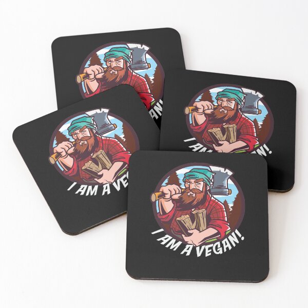 Item preview, Lumberjack Woodsman I am a Vegan Design designed and sold by FalkDania.