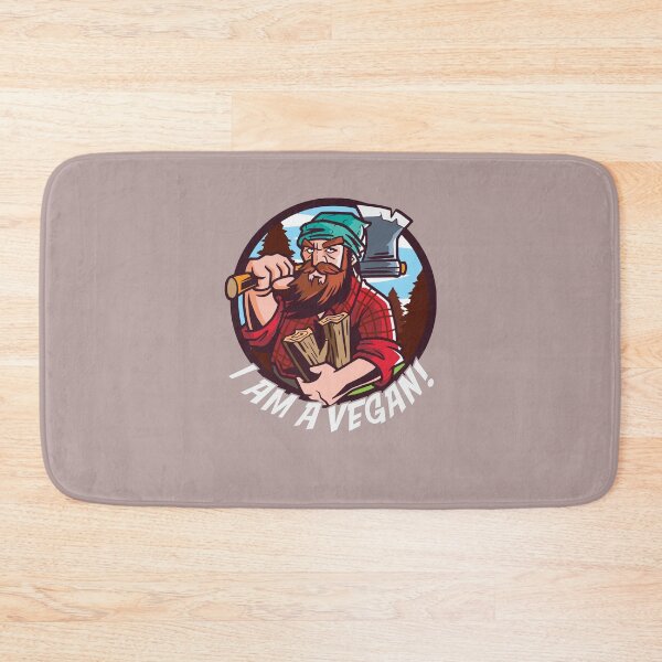 Item preview, Lumberjack Woodsman I am a Vegan Design designed and sold by FalkDania.
