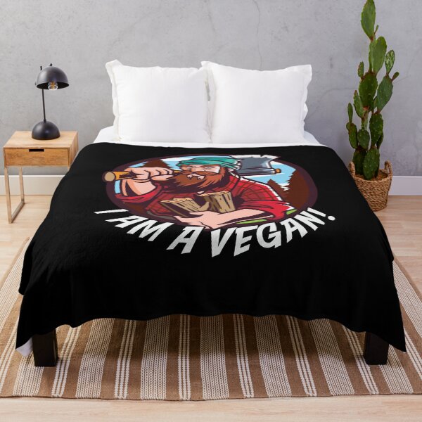 Item preview, Lumberjack Woodsman I am a Vegan Design designed and sold by FalkDania.