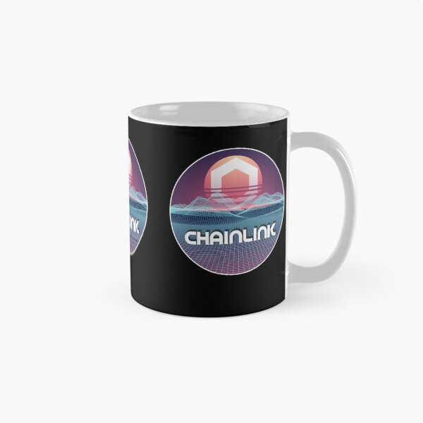 Item preview, Chainlink Space Sunset Digital Galaxy Crypto LINK Cryptocurrency designed and sold by Bitcoin-Fashion.