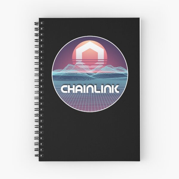 Item preview, Chainlink Space Sunset Digital Galaxy Crypto LINK Cryptocurrency designed and sold by Bitcoin-Fashion.