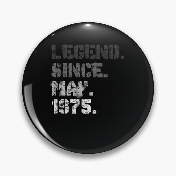 Aperçu de l'œuvre Né en mai 1975 Légende 46 ans 46e cadeaux d'anniversaire créée et vendue par dominique235.
