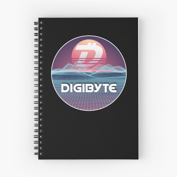 Item preview, Digibyte Space Sunset Digital Galaxy Crypto DGB Cryptocurrency designed and sold by Bitcoin-Fashion.
