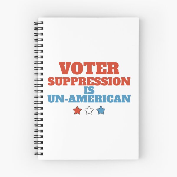 Item preview, Voter Suppression Is Un-American - Blue And Red Text designed and sold by Chubuter.