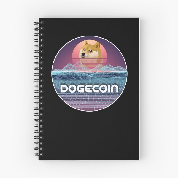 Item preview, Dogecoin Space Sunset Digital Galaxy Crypto DOGE Cryptocurrency designed and sold by Bitcoin-Fashion.