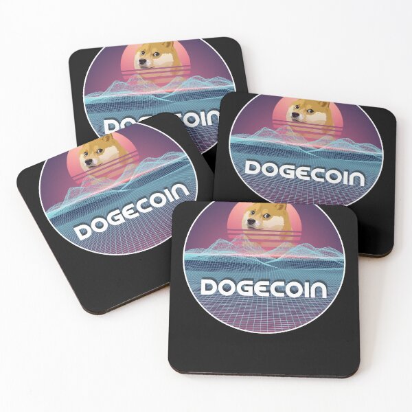 Item preview, Dogecoin Space Sunset Digital Galaxy Crypto DOGE Cryptocurrency designed and sold by Bitcoin-Fashion.