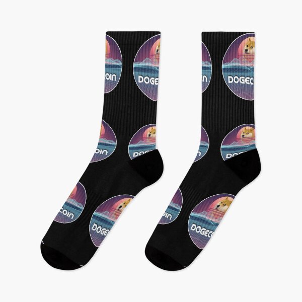 Item preview, Dogecoin Space Sunset Digital Galaxy Crypto DOGE Cryptocurrency designed and sold by Bitcoin-Fashion.