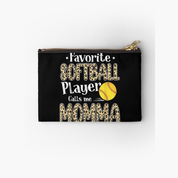 Item preview, My Favorite Softball Player Calls Me Momma Leopard Gift  designed and sold by dominique235.