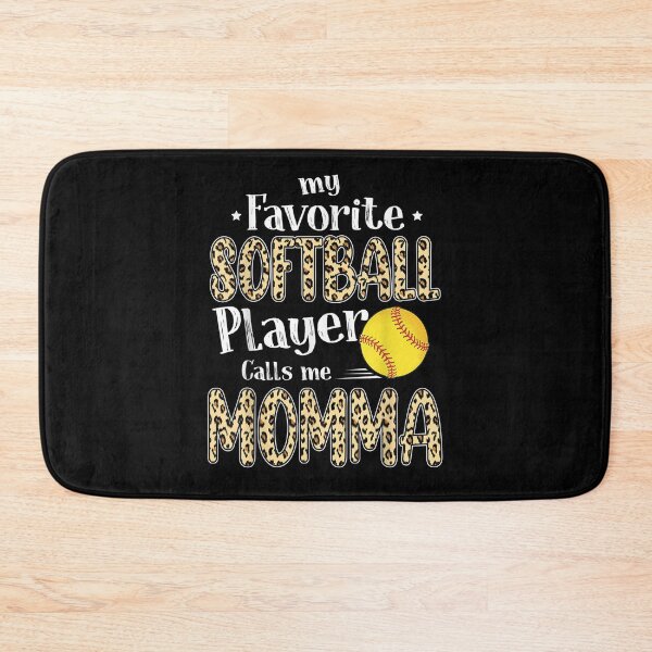 Item preview, My Favorite Softball Player Calls Me Momma Leopard Gift  designed and sold by dominique235.