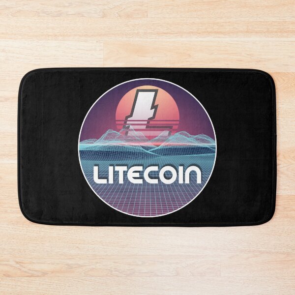 Item preview, Litecoin Space Sunset Digital Galaxy Crypto LTC Cryptocurrency designed and sold by Bitcoin-Fashion.