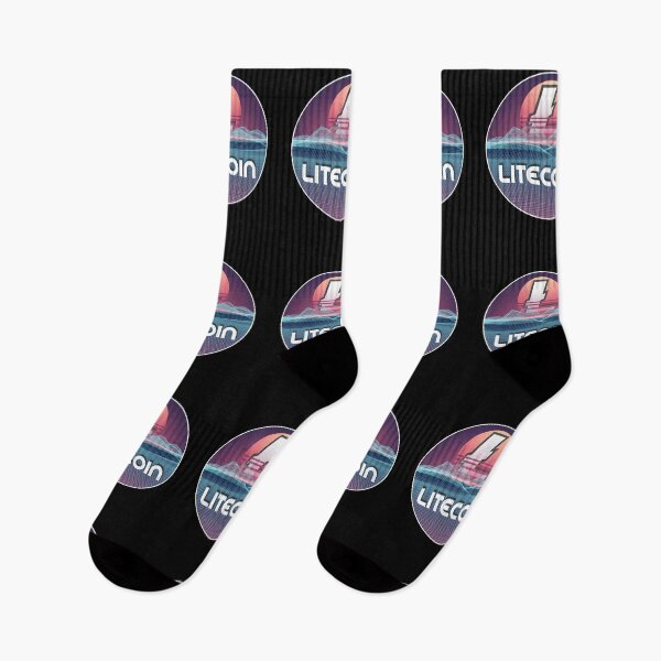 Item preview, Litecoin Space Sunset Digital Galaxy Crypto LTC Cryptocurrency designed and sold by Bitcoin-Fashion.