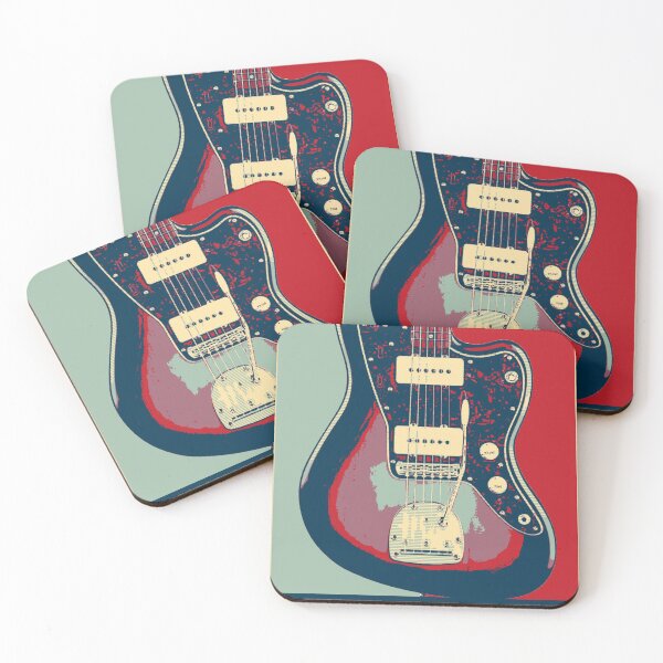 Item preview, jazzmaster electric guiatr in "Poster" style designed and sold by JakubMat.