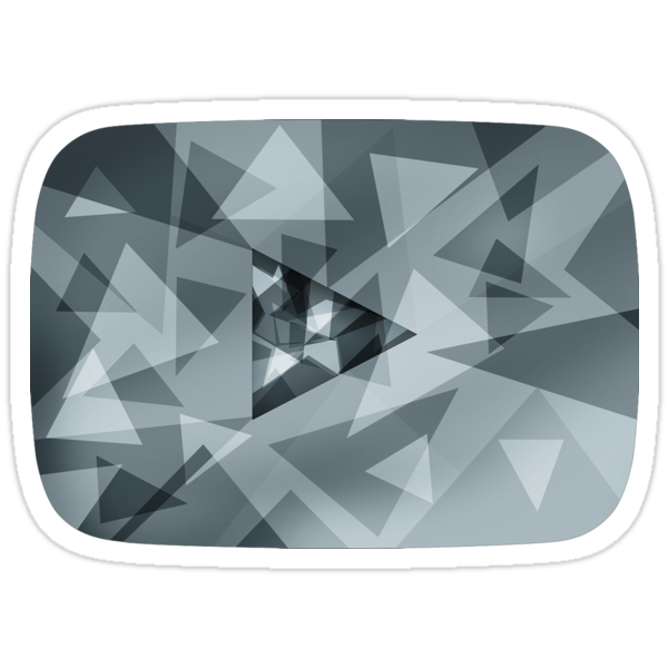 youtube play button red diamond