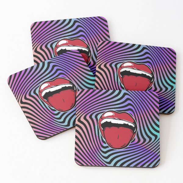 Item preview, Trippy Mouth Design T-shirt  designed and sold by jigglywinx.