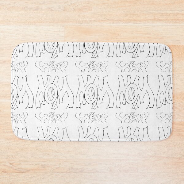 Item preview, Wow Mom Calligraffiti Simply Classic - black and white designed and sold by PATRICIA CASTILLA PEREZ.