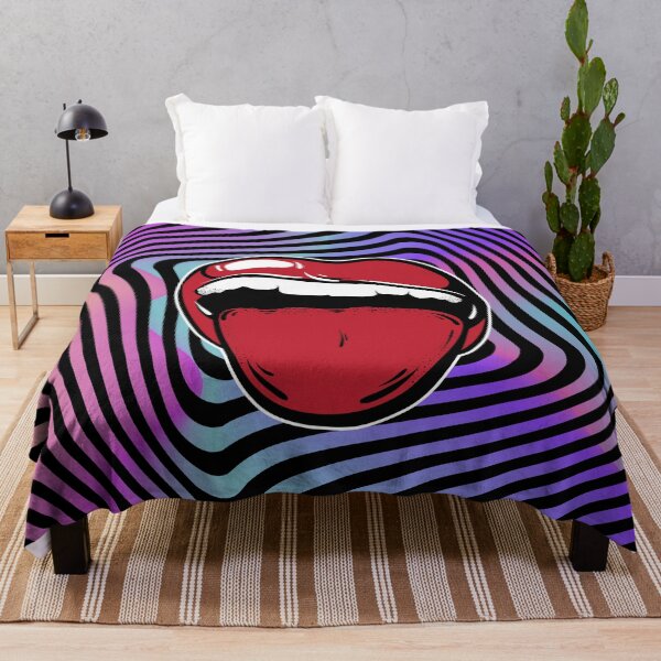 Item preview, Trippy Mouth Design T-shirt designed and sold by jigglywinx.