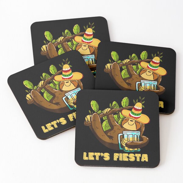 Item preview, Lets Fiesta Sloth Beer  designed and sold by Tucker0231.