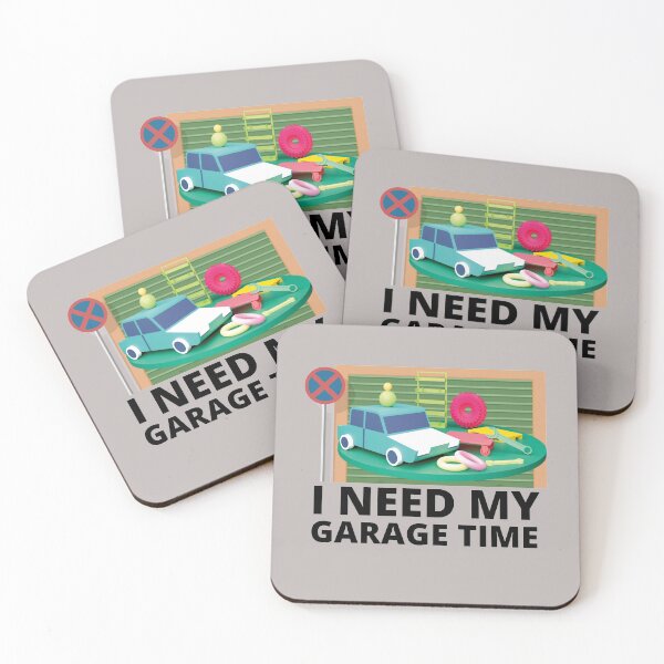 Item preview,  I Need My Garage Time- Mechanic or Hobby gift Ideas- Black Text Version designed and sold by EvaWolf.