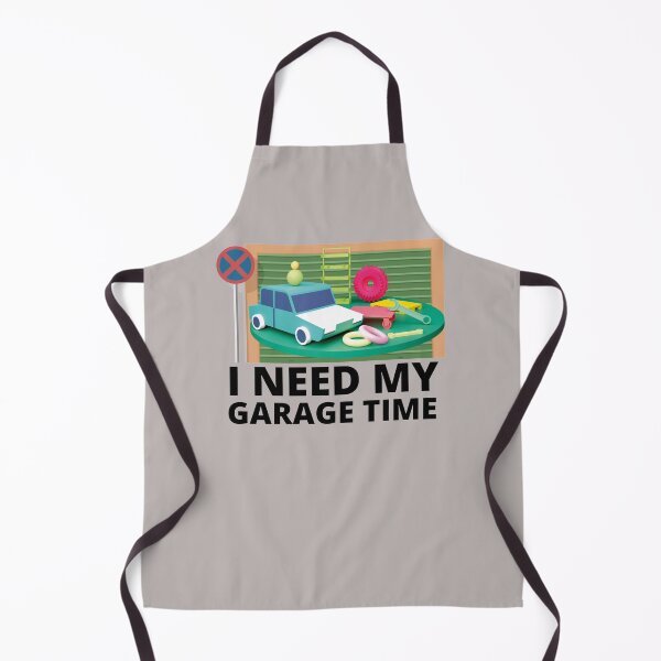 Item preview,  I Need My Garage Time- Mechanic or Hobby gift Ideas- Black Text Version designed and sold by EvaWolf.