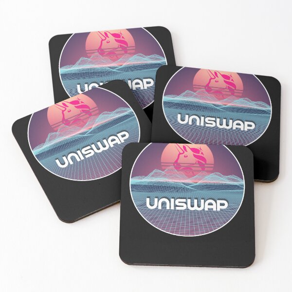 Item preview, Uniswap Space Sunset Digital Galaxy Crypto UNI Cryptocurrency designed and sold by Bitcoin-Fashion.