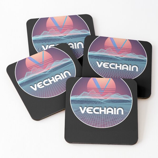 Item preview, VeChain Space Sunset Digital Galaxy Crypto VET Cryptocurrency designed and sold by Bitcoin-Fashion.