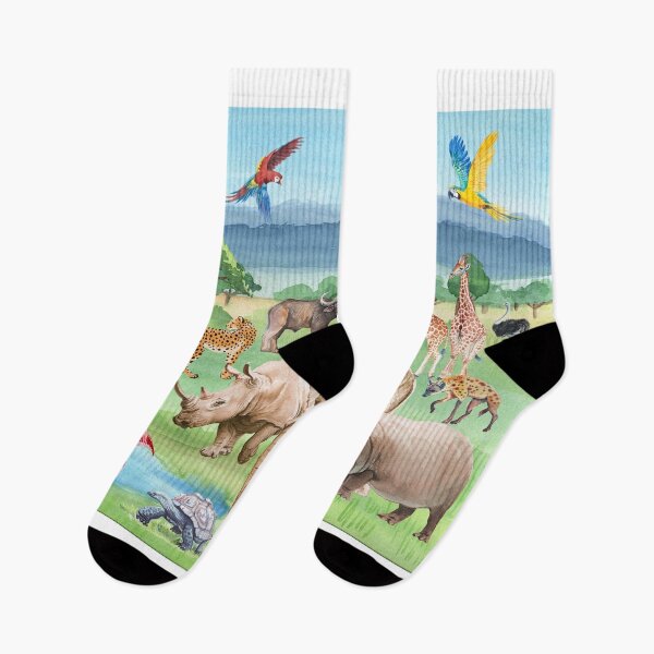 Item preview, 0 African wildlife and animals watercolor.  designed and sold by LiliyaSavelieva.
