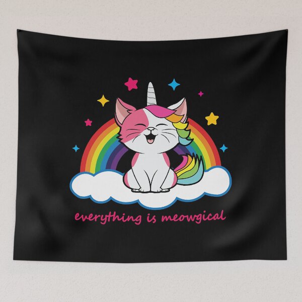 Item preview, Cute Caticorn - Everything is Meowgical  designed and sold by Tucker0231.