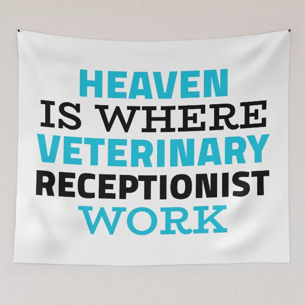 Item preview, Heaven Veterinary Receptionist designed and sold by ezralfredo.